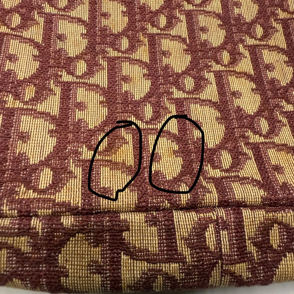 Dior Maroon and Tan Crossbody Bag - Picture 10 of 10